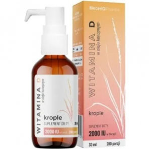 Witamina D w oleju konopnym BioceriQ 30 ml - zdjęcie produktu
