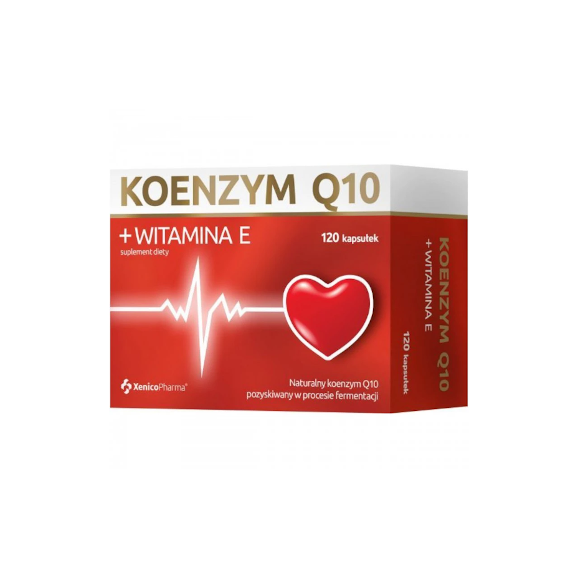 Naturell Koenzym Q10 + E, kapsułki, 120 szt. - zdjęcie produktu