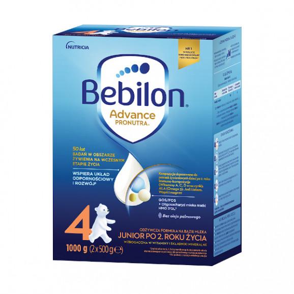 Bebilon 4 Advance Pronutra Junior, formuła na bazie mleka po 2. roku życia, 1000g Bebilon 4 Advance Pronutra Junior, formuła na bazie mleka po 2. roku życia, 1000g - zdjęcie produktu