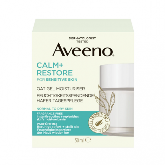 Aveeno Calm + Restore, nawilżający żel-krem owsiany, 50 ml - zdjęcie produktu