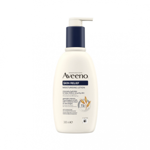 Aveeno Skin Relief, nawilżający balsam do ciała, 300 ml Aveeno Skin Relief, nawilżający balsam do ciała, 300 ml - zdjęcie produktu
