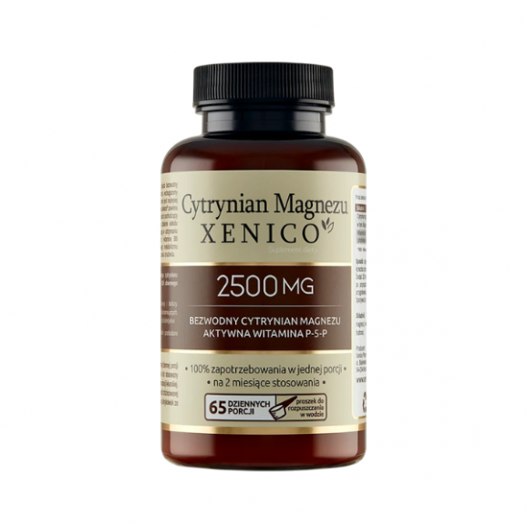 Xenico Pharma Cytrynian Magnezu, proszek, 165 g Xenico Pharma Cytrynian Magnezu, proszek, 165 g - zdjęcie produktu