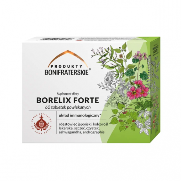 Produkty Bonifraterskie Borelix Forte, tabletki, 60 szt. - zdjęcie produktu