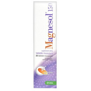 Magnesol 150, tabletki musujące, 20 szt., KRÓTKA DATA - [31.03.2025] - zdjęcie produktu