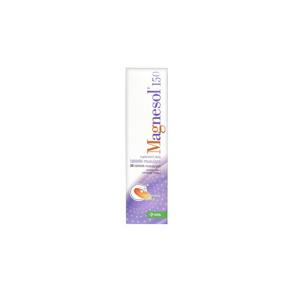 Magnesol 150, tabletki musujące, 20 szt., KRÓTKA DATA - [31.03.2025] - zdjęcie produktu