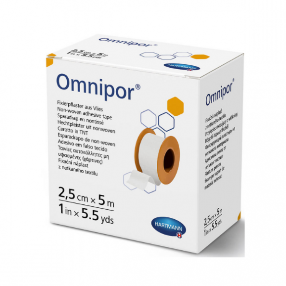 Omnipor, przylepiec, 5 m x 2,5 cm, 1 szt. - zdjęcie produktu