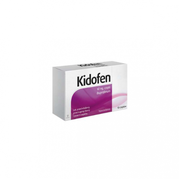 Kidofen 60 mg, czopki, 10 szt. - zdjęcie produktu