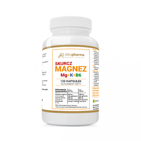 Altopharma Magnez Skurcz Mg + K + B6, kapsułki, 120 szt. - zdjęcie produktu