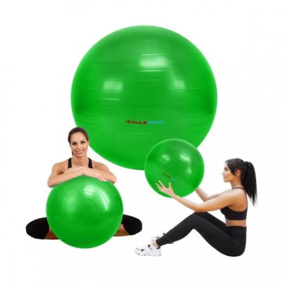 PULSMOVE Piłka rehabilitacyjna do siedzenia przy biurku. Piłka do masażu, treningów fitness Zielona PULSMOVE Piłka rehabilitacyjna do siedzenia przy biurku. Piłka do masażu, treningów fitness Zielona - zdjęcie produktu