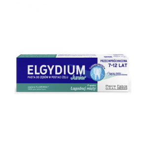 Elgydium Junior Łagodna Mięta, pasta do zębów dla dzieci 7-12 lat, 50 ml - zdjęcie produktu