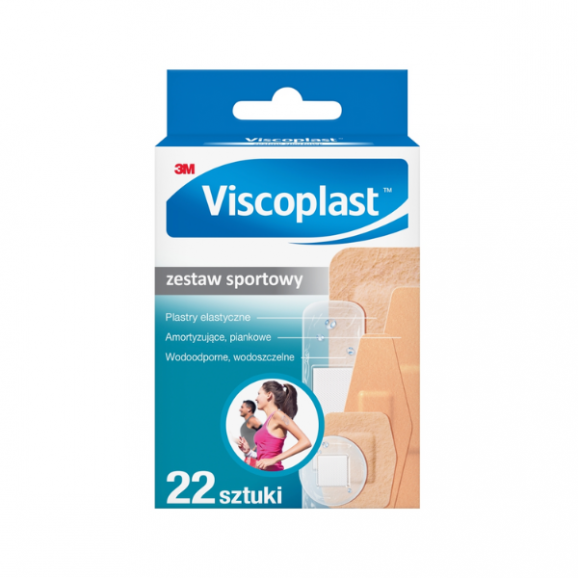 Viscoplast Zestaw Sportowy, plastry z opatrunkiem, 22 szt. - zdjęcie produktu