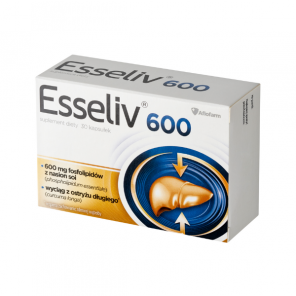 Esseliv 600, kapsułki, 30 szt. - zdjęcie produktu