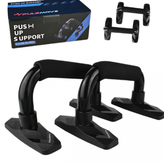 PULSMOVE Push-up bars, Stalowe Paraletki do Pompek i gimnastyki. - zdjęcie produktu