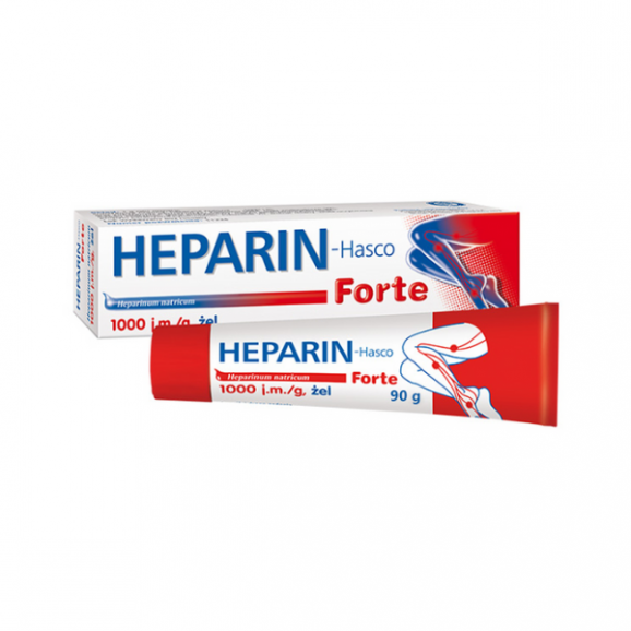 Heparin-Hasco Forte 1000 j.m./ g, żel, 90 g - zdjęcie produktu