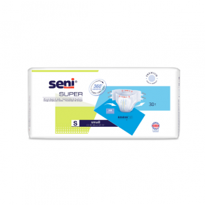 Seni Super, pieluchomajtki dla dorosłych, rozmiar S, 30 szt. - zdjęcie produktu