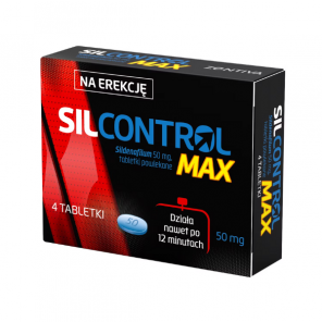 Silcontrol Max 50 mg, tabletki, 4 szt. - zdjęcie produktu
