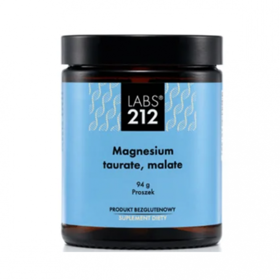 Labs212 Magnesium taurate, Malate, proszek, 94 g - zdjęcie produktu