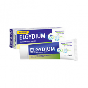 Elgydium, edukacyjna pasta do zębów, barwiąca płytkę nazębną, 50 ml - zdjęcie produktu
