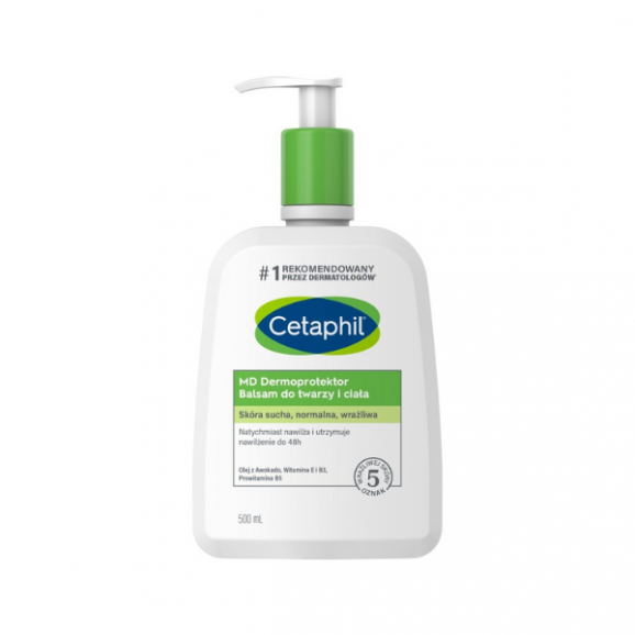 Cetaphil MD Dermoprotektor, balsam do twarzy i ciała, 500 ml Cetaphil MD Dermoprotektor, balsam do twarzy i ciała, 500 ml - zdjęcie produktu