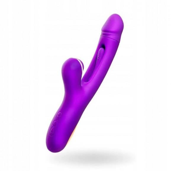 Wibrator Damski 3w1, Potrójna Stymulacja. Masażer łechtaczki, 1 szt. - zdjęcie produktu