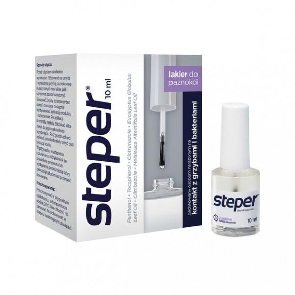 Steper, lakier do paznokci, 10 ml., KRÓTKA DATA - [30.06.2025] - zdjęcie produktu