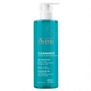 Avene Cleanance, żel oczyszczający, skóra tłusta z niedoskonałościami, 400 ml - zdjęcie produktu