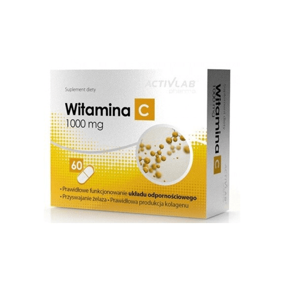 Witamina C 1000 mg Activlab Pharma, kapsułki, 60 sztuk. - zdjęcie produktu