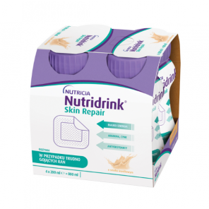 Nutridrink Skin Repair, preparat odżywczy, smak waniliowy, 4 x 200 ml - zdjęcie produktu