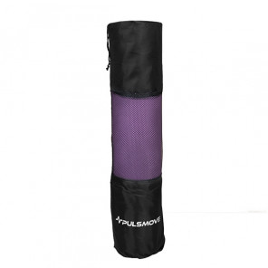 MATA 6 MM DO ĆWICZEŃ PULSMOVE DO JOGI, PILATES, FITNESS FIOLET + TORBA - zdjęcie produktu
