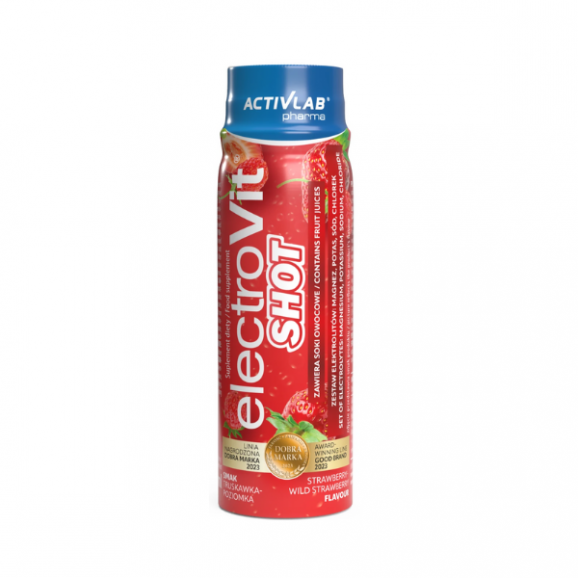 ActivLab Pharma ElecroVit Shot, smak truskawkowo-poziomkowym, 80 ml - zdjęcie produktu