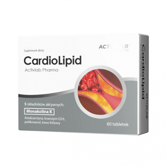 ActivLab Pharma CardioLipid, tabletki, 60 szt. ActivLab Pharma CardioLipid, tabletki, 60 szt. - zdjęcie produktu