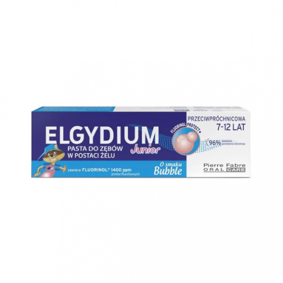 Elgydium Junior Bubble, pasta do zębów dla dzieci, 7-12 lat, 50 ml - zdjęcie produktu