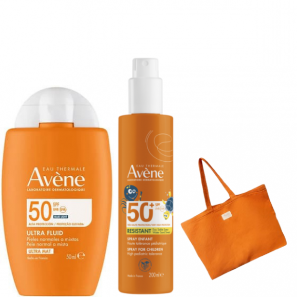 Zestaw Avene Spray SPF 50+ dla Dzieci + Ultra Fluid SPF 50+ + Torba Gratis - Ochrona Przeciwsłoneczna na Lato Zestaw Avene Spray SPF 50+ dla Dzieci + Ultra Fluid SPF 50+ + Torba Gratis - Ochrona Przeciwsłoneczna na Lato - zdjęcie produktu