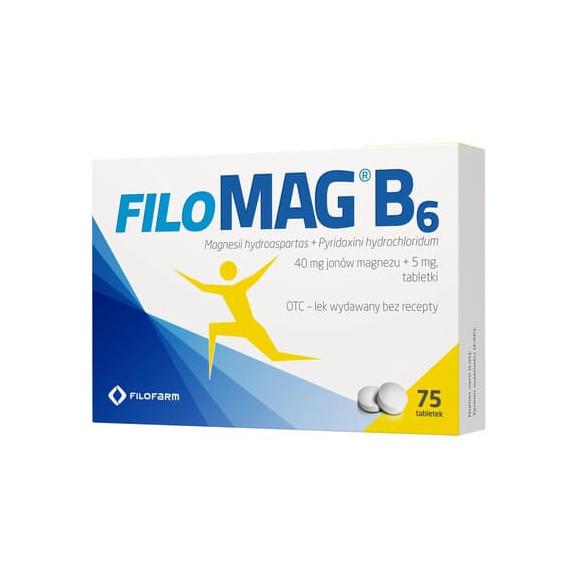 Filomag B6, tabletki, 75 szt. - zdjęcie produktu
