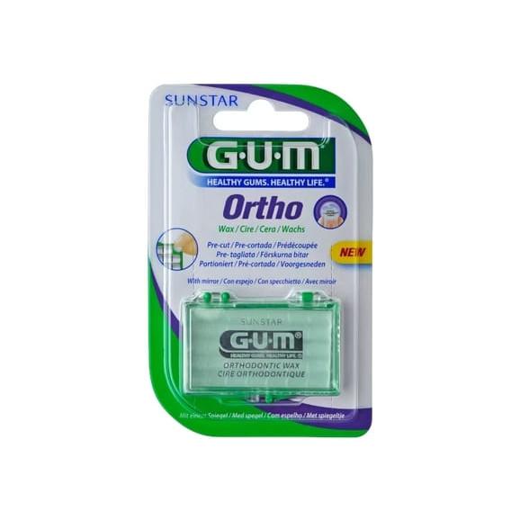 Sunstar Gum Ortho, wosk ortodontyczny, smak neutralny, 1 szt. - zdjęcie produktu