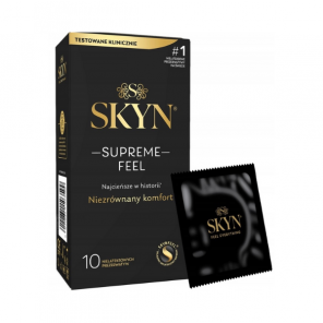 Unimil Skyn Supreme Feel, prezerwatywy nielateksowe, 10 szt. - zdjęcie produktu