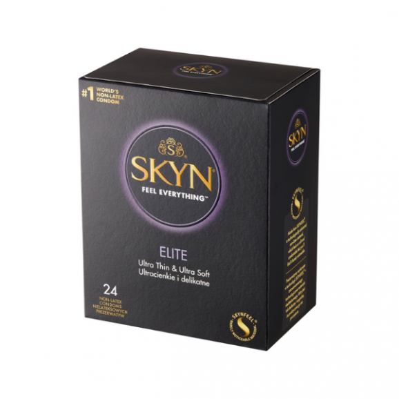 Unimil Skyn Elite, prezerwatywy nielateksowe, ultracienkie, 24 szt. - zdjęcie produktu