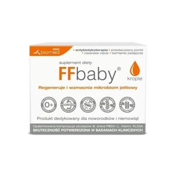 FFbaby, krople dla noworodków i niemowląt, 10 ml FFbaby, krople dla noworodków i niemowląt, 10 ml - zdjęcie produktu