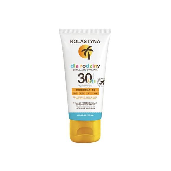 Kolastyna dla rodziny, emulsja do opalania, SPF 30, 80 ml - zdjęcie produktu
