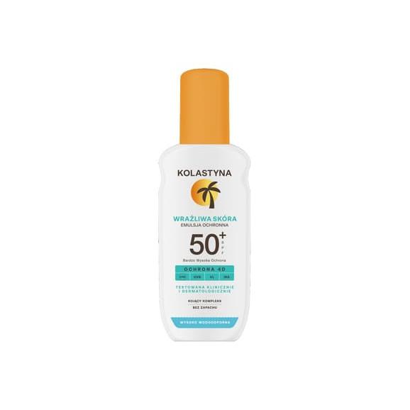 Kolastyna Wrażliwa Skóra, wodoodporna emulsja do odpalania, SPF 50+, spray, 150 ml - zdjęcie produktu