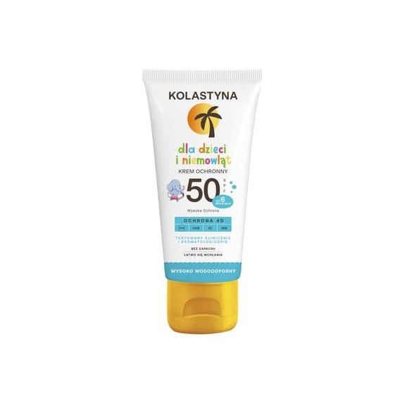 Kolastyna dla dzieci i niemowląt, krem do opalania, od 6 miesiąca, SPF 50, 75 ml - zdjęcie produktu
