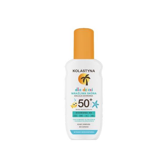 Kolastyna Wrażliwa Skóra, emulsja do opalania dla dzieci, SPF 50+, 150 ml - zdjęcie produktu