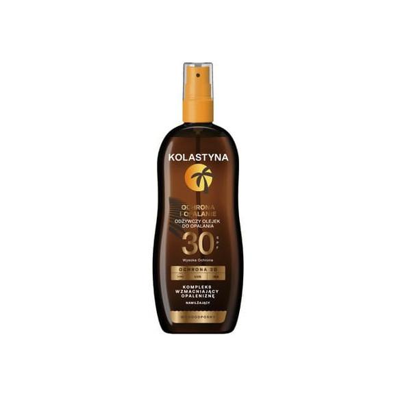 Kolastyna Ochrona i Opalanie, odżywczy olejek do opalania, SPF 30, 150 ml - zdjęcie produktu