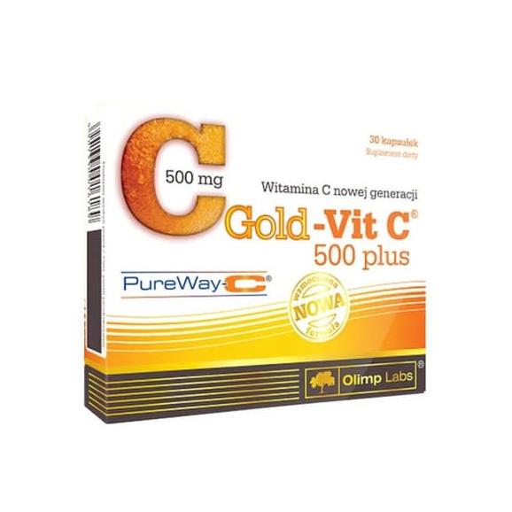 Olimp Gold-Vit C 500 Plus, kapsułki, 30 szt., KRÓTKA DATA - [02.08.2025] - zdjęcie produktu