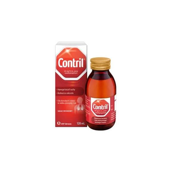 Contril, 60 mg/10 ml, syrop, 120 ml, KRÓTKA DATA - [31.07.2025] - zdjęcie produktu