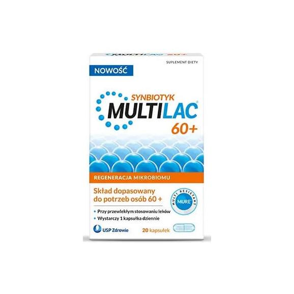 Multilac 60+, kapsułki, 20 szt., KRÓTKA DATA - [31.07.2025] - zdjęcie produktu