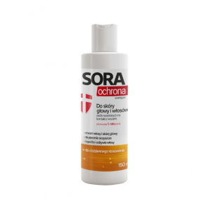 Sora Ochrona, szampon do skóry głowy i włosów, dla osób narażonych na kontakt z wszami, 150 ml - zdjęcie produktu