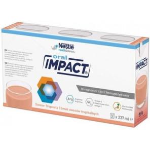 Nestle Impact Oral, preparat odżywczy, smak owoców tropikalnych, 3 x 237 ml - zdjęcie produktu