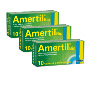 Amertil Bio, 10 mg, tabletki powlekane, 3 x 10 szt. - zdjęcie produktu