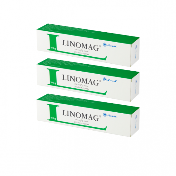 Linomag, 200 mg/g, maść, 3 x 100 g - zdjęcie produktu